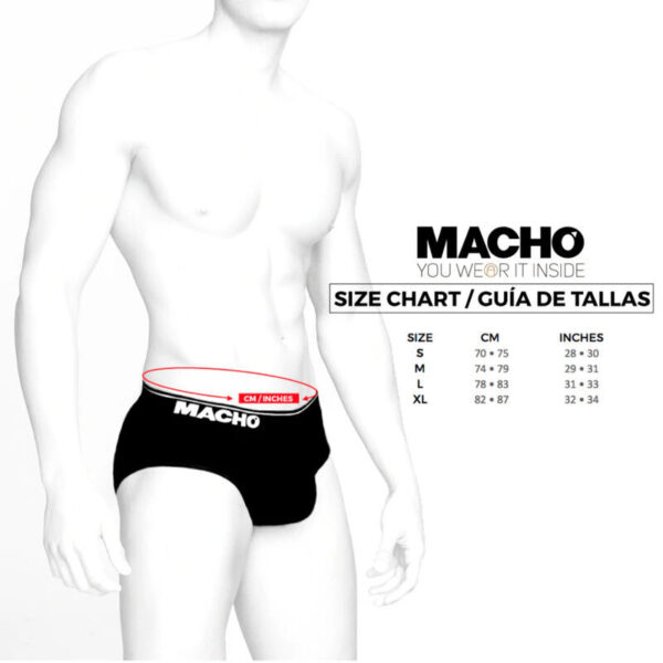 MACHO - MX24AN SLIP AMARILLO XL - Imagen 2