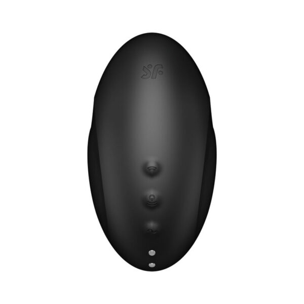 SATISFYER - VULVA LOVER 3 ESTIMULADOR Y VIBRADOR NEGRO - Imagen 3