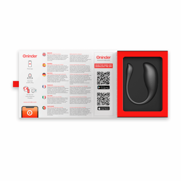 ONINDER - NAIROBI HUEVO VIBRADOR NEGRO - APP GRATUITA - Imagen 5