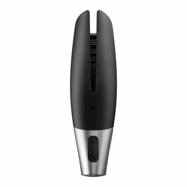 SATISFYER - POWER MASTURBATOR NEGRO Y PLATA - Imagen 2