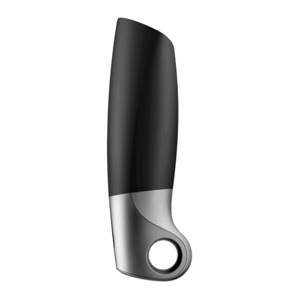 SATISFYER - POWER MASTURBATOR NEGRO Y PLATA - Imagen 3