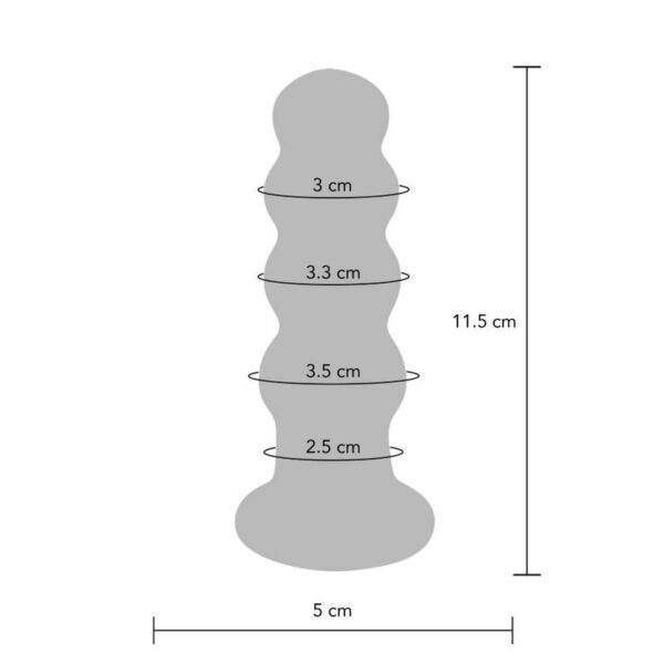 TOYJOY - BUTTOCKS THE RADIANT GLASS BUTTPLUG - Imagen 2
