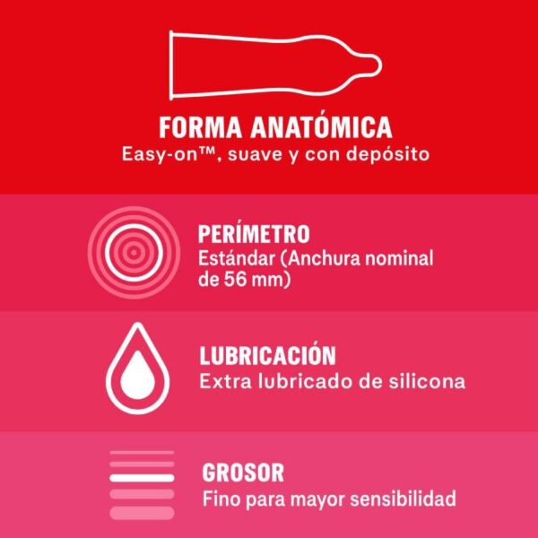 DUREX - SENSITIVO SUAVE 12 UNIDADES - Imagen 3