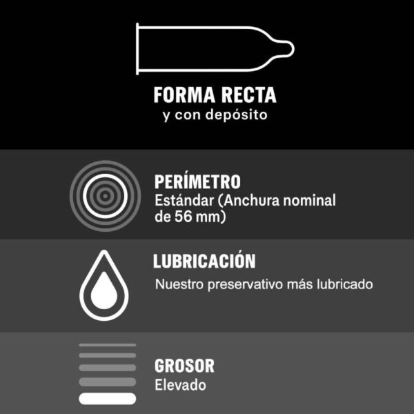 DUREX - PERFECT CONNECTION EXTRA LUBRICACION SILICONA 10 UNIDADES - Imagen 3