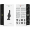 INTENSE - ANAL PLUG PIPO S SILICONE NEGRO 9.8 CM - Imagen 4