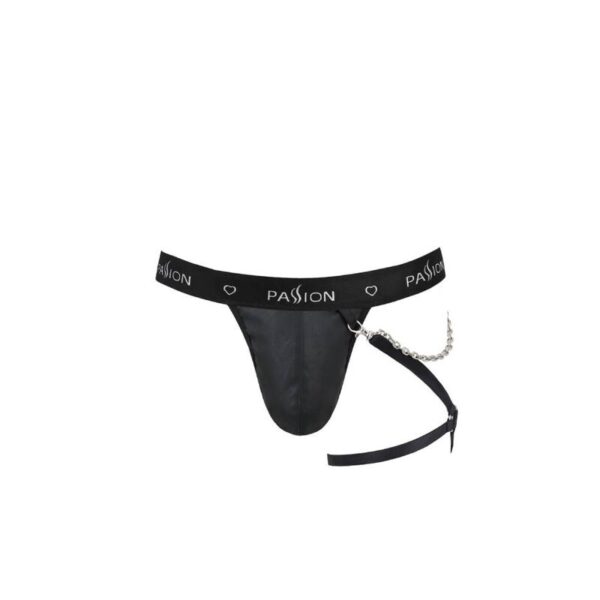 PASSION - 058 TANGA BILL NEGRO S/M - Imagen 5