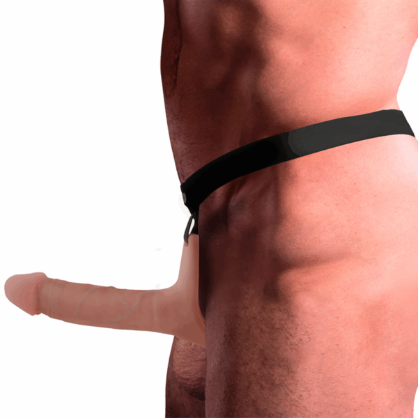 INTENSE - ARNÉS HUECO CON DILDO SILICONA 16 X 3.5 CM - Imagen 3