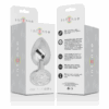 INTENSE - PLUG ANAL METAL ALUMINIO CON CRISTAL PLATA TALLA L - Imagen 4