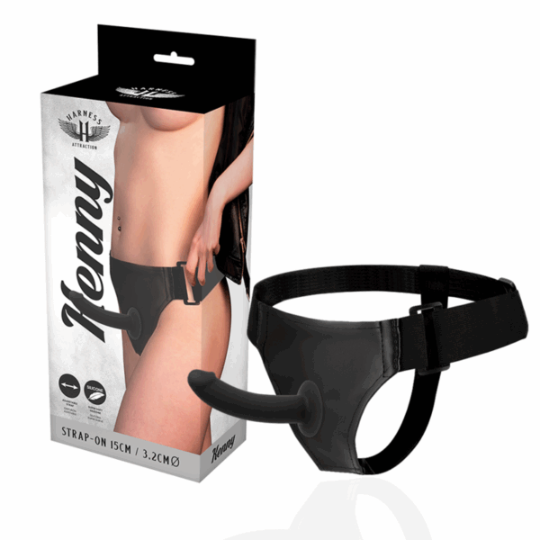 HARNESS ATTRACTION - ARNÉS  SILICONA KENNY 15 CM -O- 3.2 CM