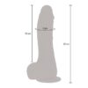 GET REAL - DILDO VIBRADOR ROTADOR UPDOWN NATURAL - Imagen 5