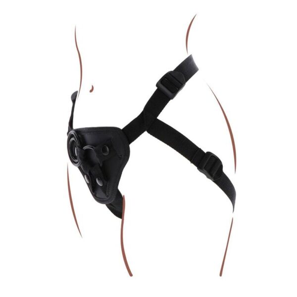 GET REAL - STRAP-ON HARNÉS NEGRO - Imagen 4
