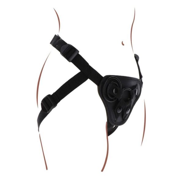 GET REAL - STRAP-ON HARNÉS NEGRO - Imagen 5