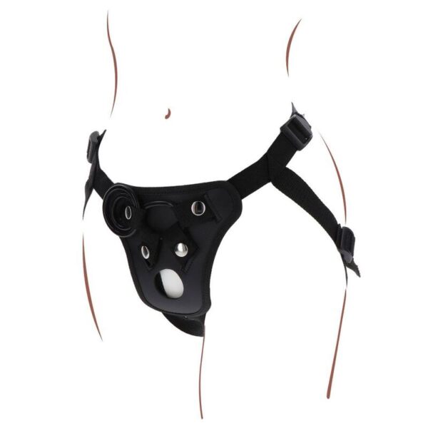 GET REAL - STRAP-ON PLEASURE HARNÉS NEGRO - Imagen 5