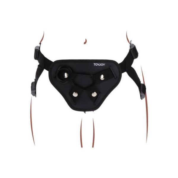GET REAL - STRAP-ON DELUXE HARNÉS NEGRO - Imagen 4
