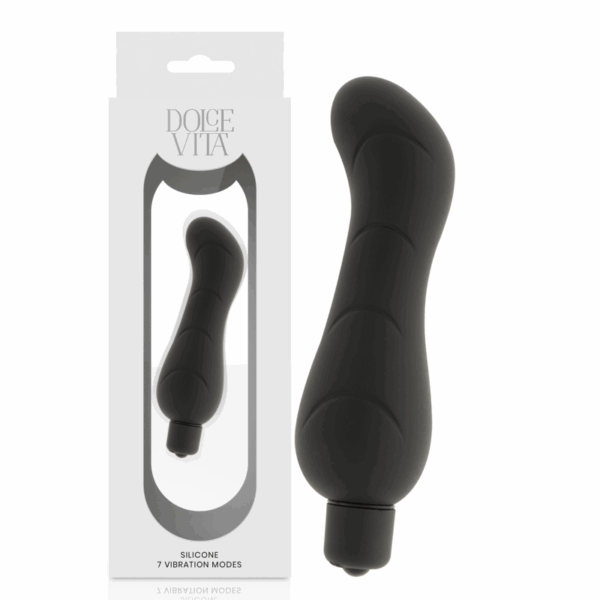 DOLCE VITA - G-SPOT VIBRADOR SILICONA NEGRO
