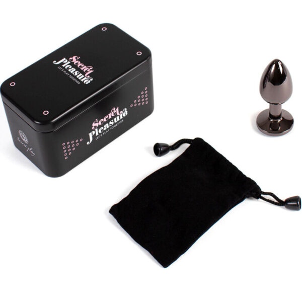 SECRETPLAY - GUNMETAL BUTT PLUG TALLA S 7 CM - Imagen 4
