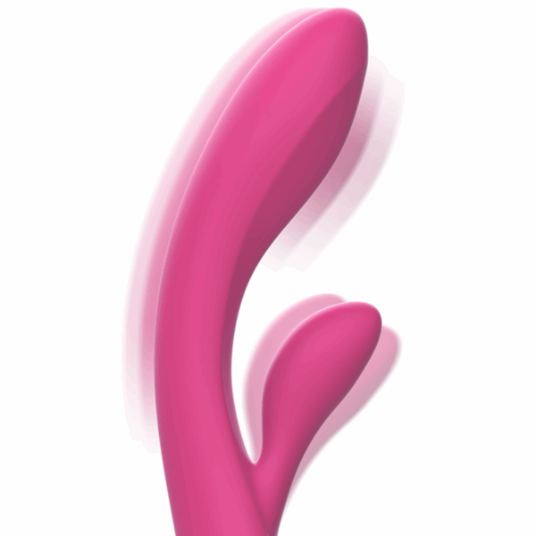 INTENSE - LUIGI VIBRADOR RABBIT SILICONA LIQUIDA ROSA - Imagen 3