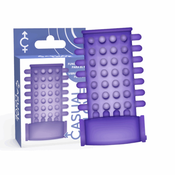 CASUAL LOVE - RING FUNDA PENE VIBRADOR LILA - Imagen 2