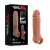 VIRILXL - EXTENSIÓN DE PENE LIQUID SILICONE V9 MARRÓN - Imagen 2