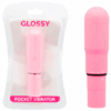 GLOSSY - POCKET VIBRADOR ROSA