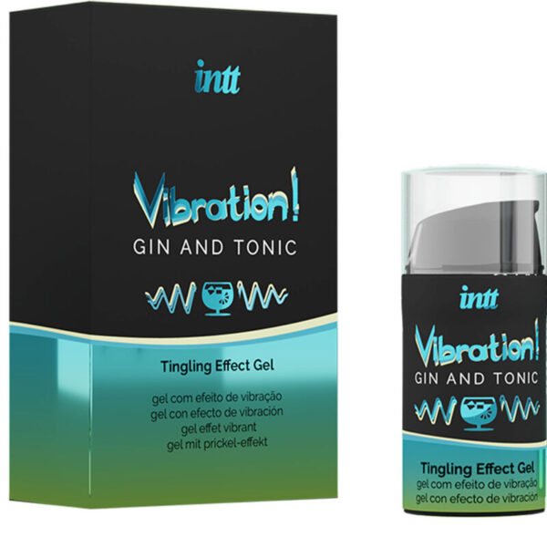 INTT - POTENTE ESTIMULANTE ÍNTIMO GEL VIBRADOR LIQUIDO GIN  TONIC 15ML - Imagen 2