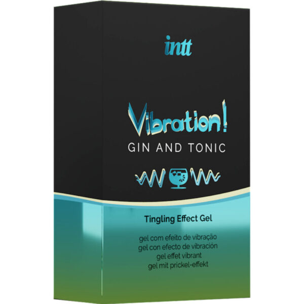 INTT - POTENTE ESTIMULANTE ÍNTIMO GEL VIBRADOR LIQUIDO GIN  TONIC 15ML - Imagen 3