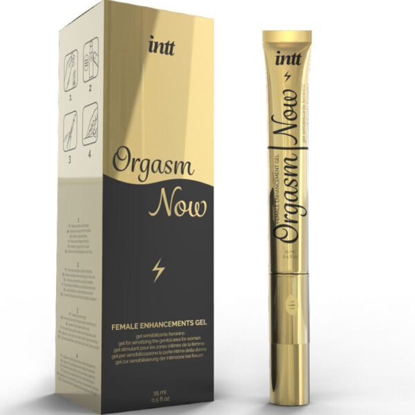 INTT LUBRICANTS - GEL ESTIMULANTE VAGINAL INTENSO CON APLICADOR VIBRADOR - Imagen 2