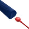 FUN FACTORY - VIM WAND RUMBLE VIBRADOR RECARGABLE SILICONA NARANJA - Imagen 4