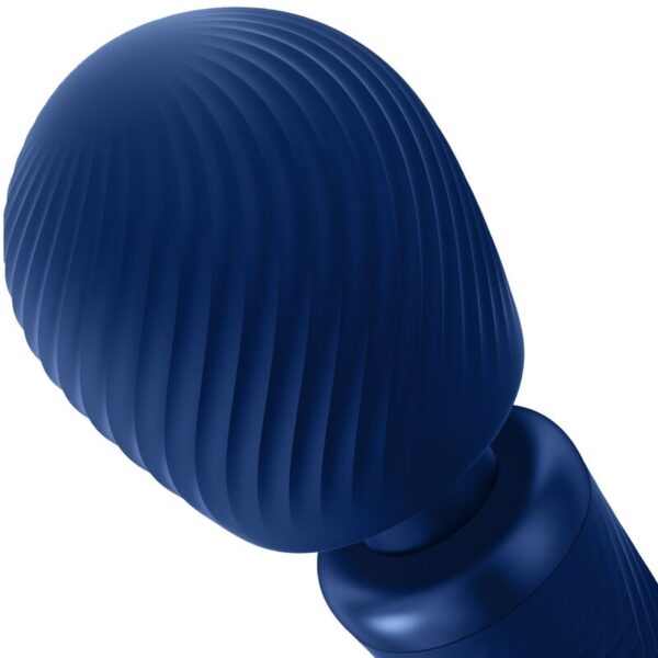 FUN FACTORY - VIM WAND RUMBLE VIBRADOR RECARGABLE SILICONA NARANJA - Imagen 3