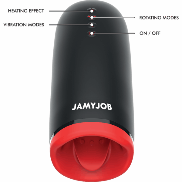 JAMYJOB - SPIN-X MASTURBADOR CON ROTACIÓN Y FUNCIÓN CALOR - Imagen 5