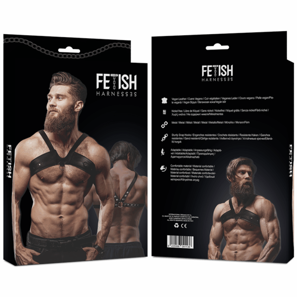 FETISH SUBMISSIVE ATTITUDE - ARNÉS ECOPIEL BRIGADE PECHO HOMBRE - Imagen 2