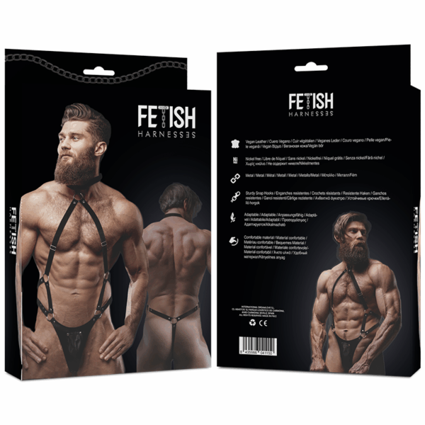 FETISH SUBMISSIVE ATTITUDE - ARNÉS ECOPIEL JOCK STRAP HOMBRE - Imagen 2