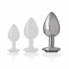 INTENSE - PLUG ANAL METAL ALUMINIO CORAZÓN BLANCO TALLA L - Imagen 5