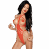 ME-SEDUCE - CAPRICE BODY TIRANTAS ROJO S/M - Imagen 3