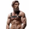 FETISH SUBMISSIVE ATTITUDE - ARNÉS DEPORTIVO AJUSTABLE NEOPRENO PECHO HOMBRE - Imagen 4