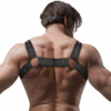 FETISH SUBMISSIVE ATTITUDE - ARNÉS DEPORTIVO AJUSTABLE NEOPRENO PECHO HOMBRE - Imagen 3