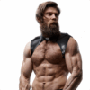 FETISH SUBMISSIVE ATTITUDE - ARNÉS BRIGADE AJUSTABLE ECOPIEL CUELLO HOMBRE - Imagen 4