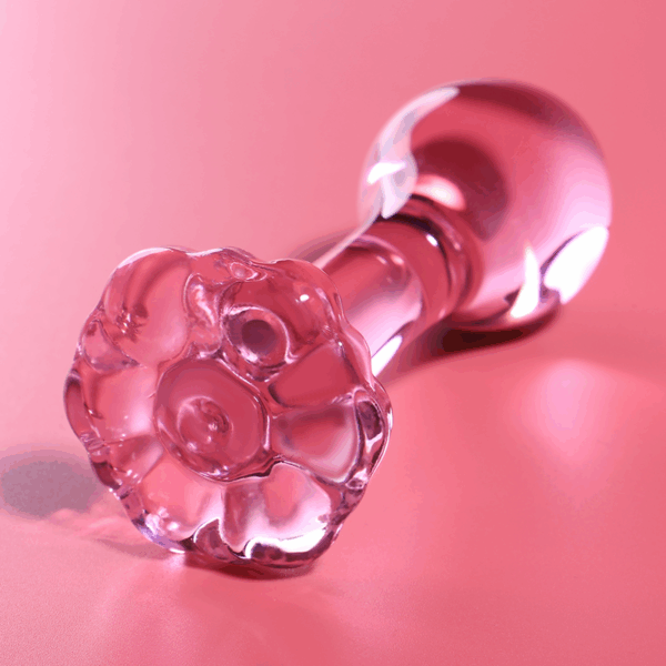 NEBULA SERIES BY IBIZA - MODELO 2 PLUG CRISTAL ROSA 11 CM -O- 3.5 CM - Imagen 2