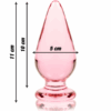 NEBULA SERIES BY IBIZA - MODELO 4 PLUG CRISTAL TRANSPARENTE 11 CM -O- 5 CM - Imagen 3