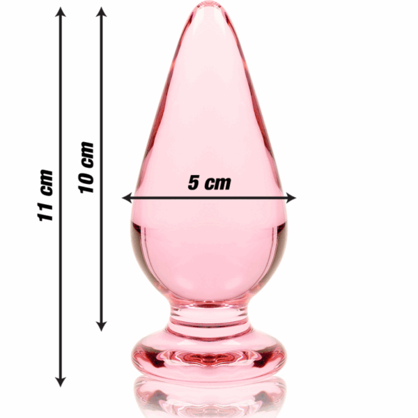 NEBULA SERIES BY IBIZA - MODELO 4 PLUG CRISTAL TRANSPARENTE 11 CM -O- 5 CM - Imagen 3