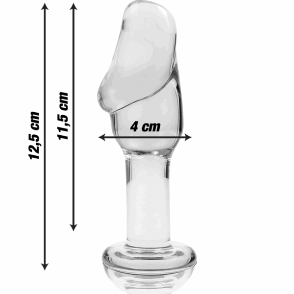 NEBULA SERIES BY IBIZA - MODELO 6 PLUG CRISTAL TRANSPARENTE 12.5 CM -O- 4 CM - Imagen 3