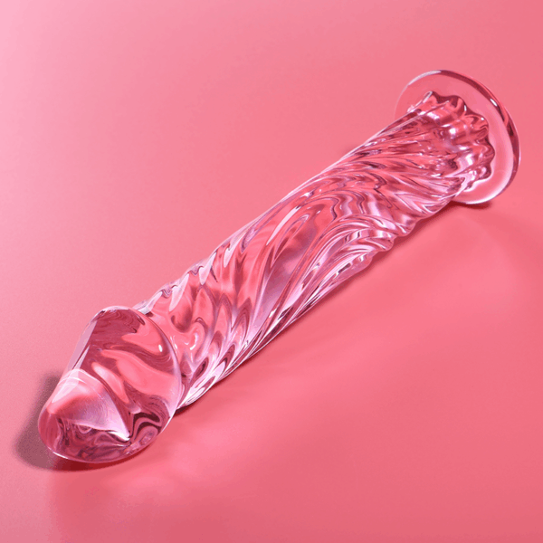 NEBULA SERIES BY IBIZA - MODELO 12 DILDO CRISTAL ROSA 17 CM -O- 3.5 CM - Imagen 2