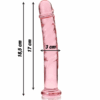NEBULA SERIES BY IBIZA - MODELO 16 DILDO CRISTAL TRANSPARENTE 18.5 CM -O- 3 CM - Imagen 3