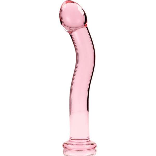 NEBULA SERIES BY IBIZA - MODELO 18 DILDO CRISTAL ROSA 18.5 CM -O- 3.5 CM - Imagen 5