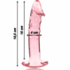 NEBULA SERIES BY IBIZA - MODELO 19 DILDO CRISTAL TRANSPARENTE 18.5 CM -O- 4 CM - Imagen 3