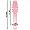 NEBULA SERIES BY IBIZA - MODELO 20 DILDO CRISTAL TRANSPARENTE 20.5 CM -O- 3 CM - Imagen 3