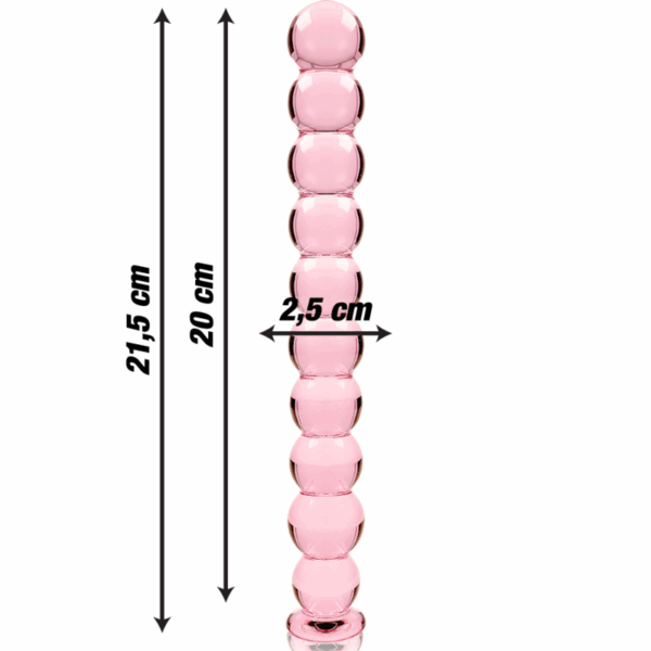 NEBULA SERIES BY IBIZA - MODELO 22 DILDO CRISTAL TRANSPARENTE 21.5 CM -O- 2.5 CM - Imagen 3
