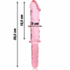 NEBULA SERIES BY IBIZA - MODELO 24 DILDO CRISTAL TRANSPARENTE 28.5 CM -O- 5 CM - Imagen 3
