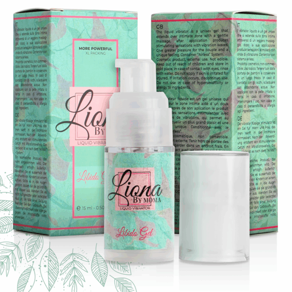 LIONA BY MOMA - VIBRADOR LIQUIDO LIBIDO GEL 15 ML - Imagen 3
