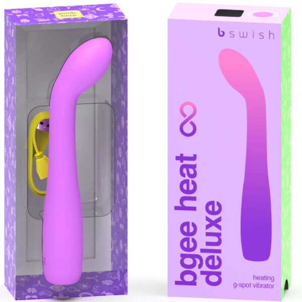 B SWISH - BGEE HEAT INFINITE DELUXE VIBRADOR RECARGABLE SILICONA LAVANDA - Imagen 2